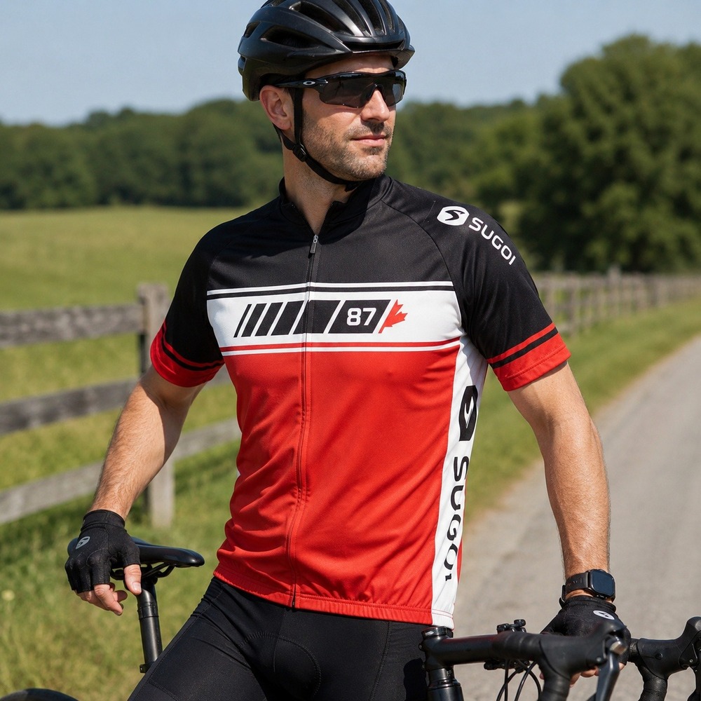 Sugoi Cycling Jersey Full Zip Short Sleeve Performance Bike Shirt Men's 2XL
